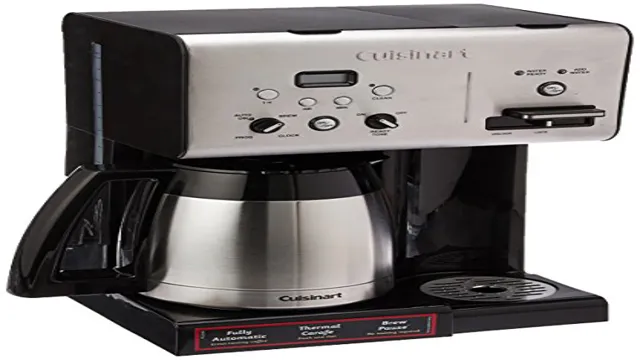 how to turn on cuisinart coffee maker